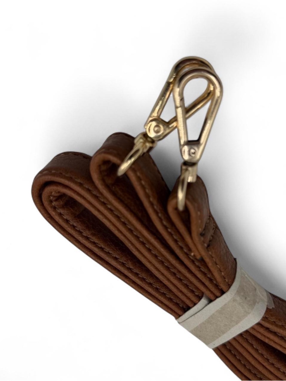 Brown adjustable crossbody replacement strap - Picture 3 of 4